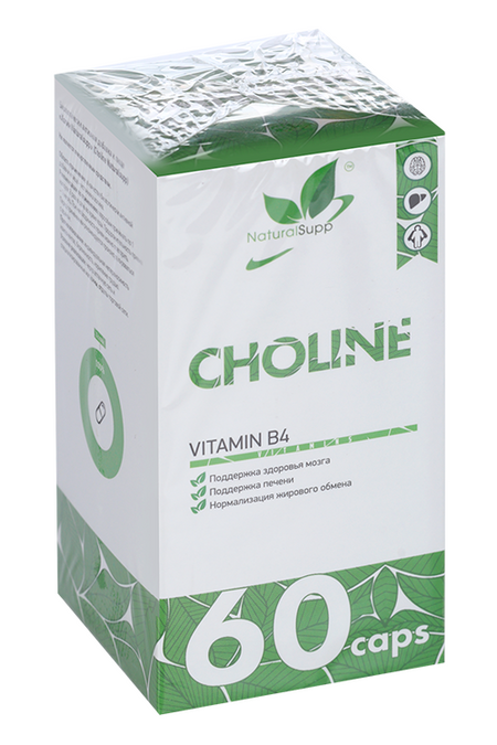 Холин битартрат NaturalSupp, 60 шт, капсулы