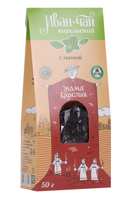 Напиток чайный Иван-чай Карельский с мятой перечной, 50 г, карт пакет иван ростиславович высоцкий кружок по теории вероятностей