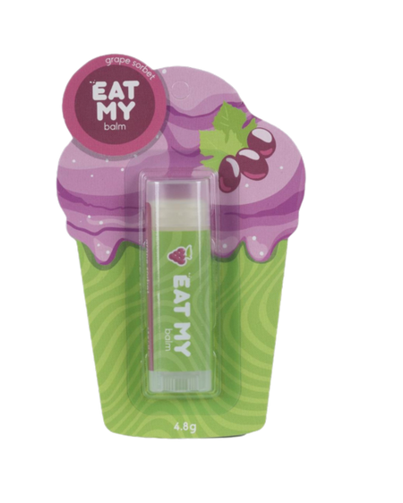 Бальзам EAT MY Виноградный сорбет д/губ, 4,8 г