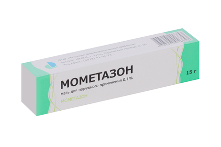 Мометазон 0.1%, 15 г, мазь для наружного применения
