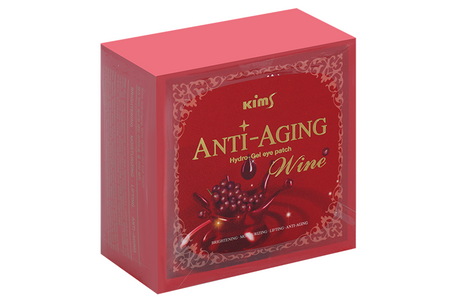 Пачти Kims Anti-Aging Wine Hydro-Gel гидрогелевые анти-возрастные винные, 60 шт