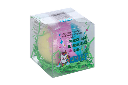 Соль д/ванн Катрин Crazy (радужный плавающий шар) шипучая, 130 г, (15029) катрин леблан я туда не пойду