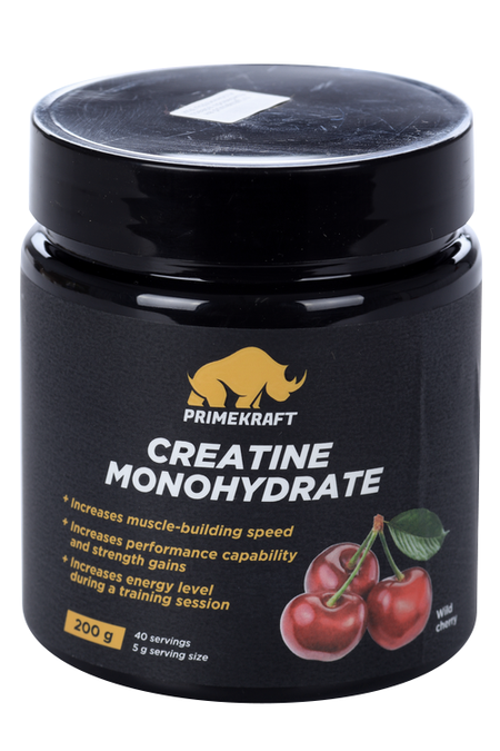 Креатин Моногидрат КПД, 200 г, порошок со вкусом дикой вишни