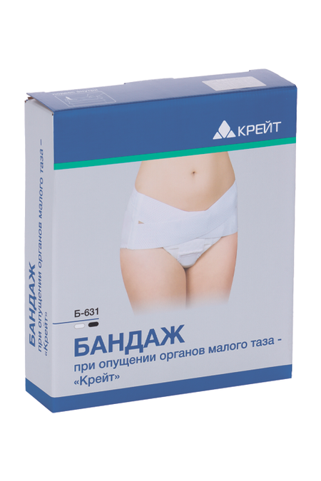 Бандаж Крейт Б-631 при опущении малого таза р 2, черный