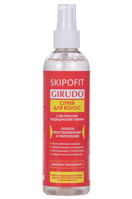 Спрей Skipofit Girudo с экстрактом медицинской пиявки д/волос, 250 мл