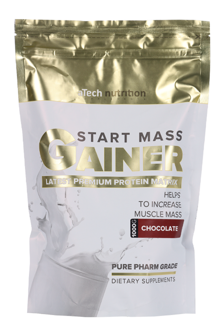 Гейнер Старт Масс aTech Nutrition вкус шоколад, 1 кг хосе ортега и гассет восстание масс