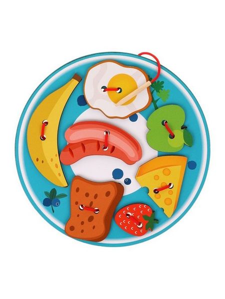 Шнуровка Mapacha Вкусный завтрак 7 фигурок