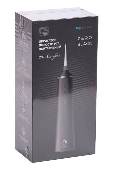 Ирригатор полости рта CS Medica AquaPulsar CS-9 Comfort портативный ZERO BLACK