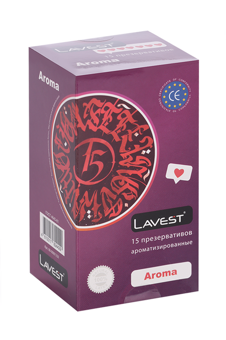 Презервативы Lavest Aroma, 15 шт