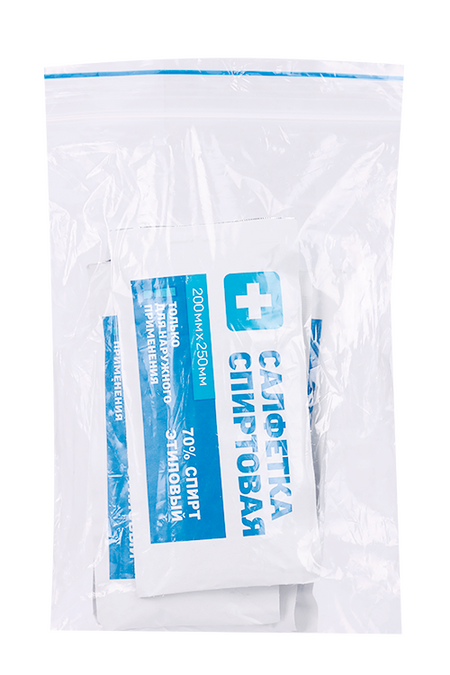 Салфетка спиртовая антисептическая стерильная 200х250мм, 5 шт