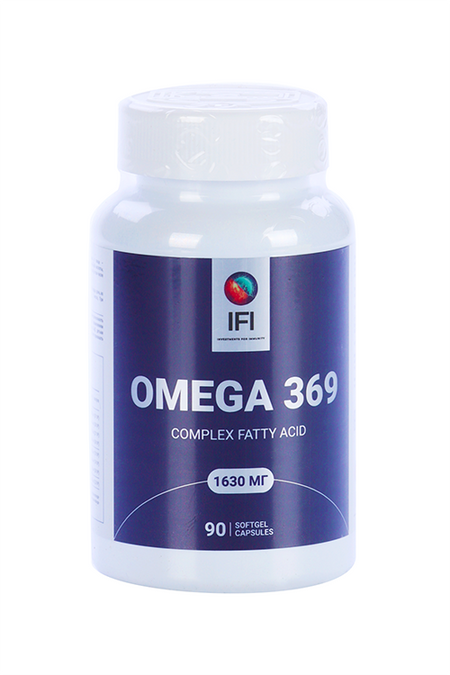 Омега 369 IFI complex fatty acid, 1 630 мг, 90 шт, капсулы