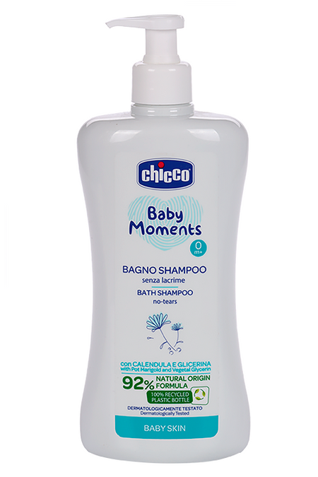 Пена-шампунь Chicco Baby Moments без слез, 500 мл