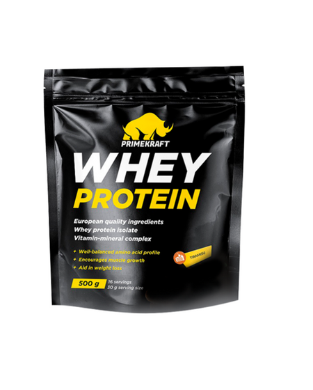 Протеин сывороточный WHEY со вкусом Тирамису, 500 г