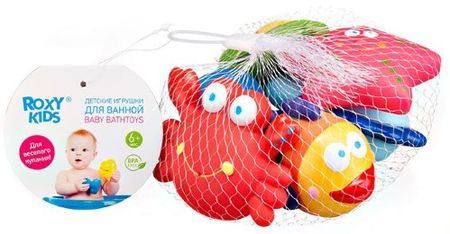 Набор игрушек ROXY KIDS Морские обитатели д/ванн 6 шт томас бриджес обитатели бездны