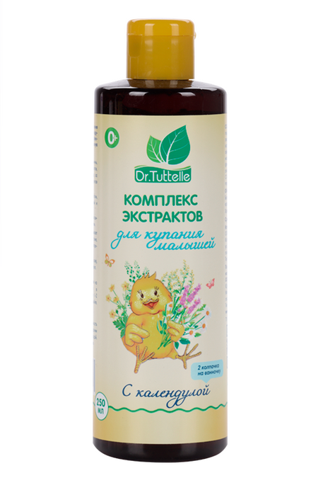 Комплекс Dr.Tuttelle экстракт с календулой д/купания малышей DT 210001, 250 мл