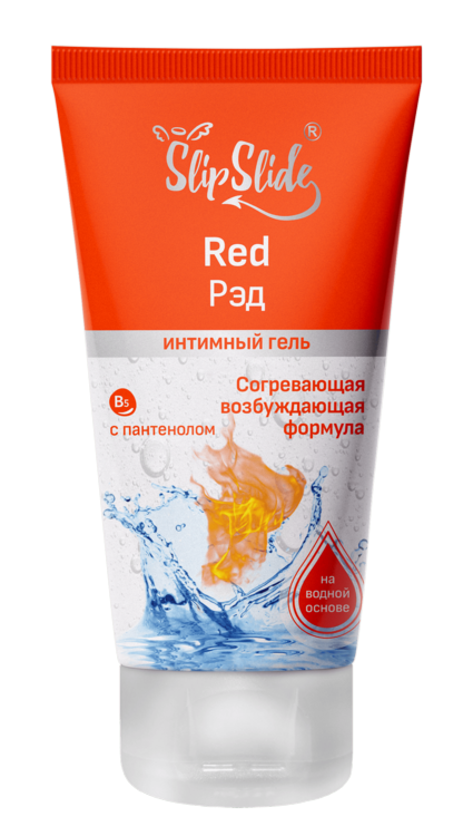 Гель-смазка интим СлипСлайд согревающ/возбуждающ формула (Red), 50 мл