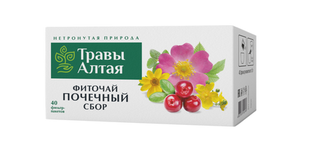 Почечный сбор серии Алтай фиточай, 1,5 г, 40 шт, ф/п