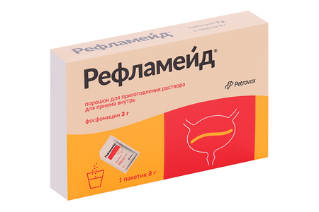 Рефламейд 3 г, 8 г, порошок для приготовления раствора для приема внутрь