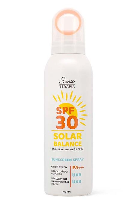 SensoTerapia Солнцезащитный спрей «SOLAR BALANCE» SPF30 PA+++, 180 мл