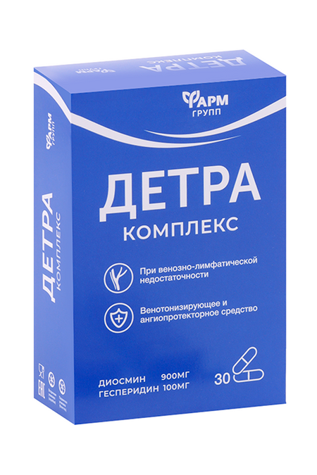 Детра Комплекс Фармгрупп, 1 500 мг, 30 шт, таблетки
