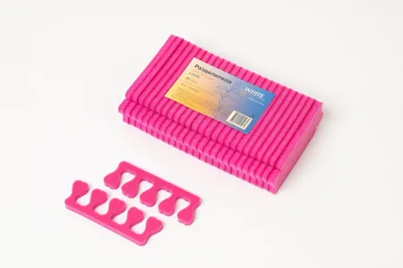 Разделители для пальцев ног White Line пенополиэтилен LOVE розовые 50 шт