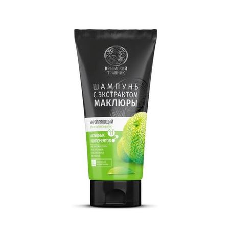 Шампунь Крымский Травник Укрепляющий с экст Маклюры д/всех типов волос, 200 мл