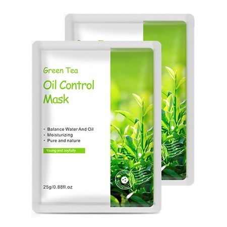 Набор масок для лица SKAILIE Набор масок тканевых освежающих с зеленым чаем анти-акне мультидэй нейчес баунти мультивитамин комплекс с зеленым чаем 50 шт таблетки