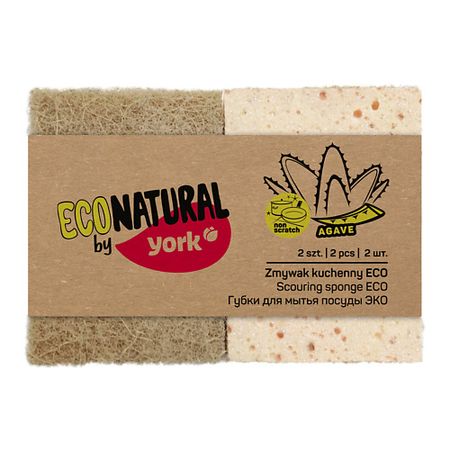Губка универсальная YORK Губки для посуды ЭКО микрофибра губки для посуды bear family