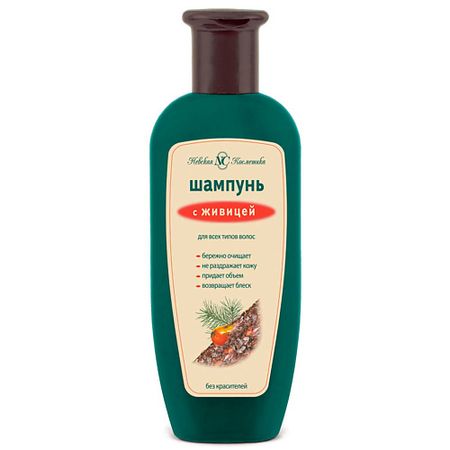 Шампунь для волос НЕВСКАЯ КОСМЕТИКА Шампунь Живица живица смолка жевательная с прополисом 5