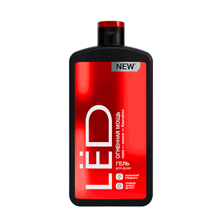 Парфюмированный гель для душа LЁD Парфюмированный гель для душа мужской «Огненная мощь»