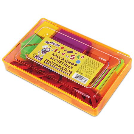 Развивающая игрушка ЮНЛАНДИЯ Касса цифр и счетных материалов 