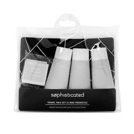 Набор средств для ванной и душа ЛЭТУАЛЬ Набор миниатюр Sophisticated MAN светодиодных фонарей для миниатюр 1 75 1 100 1 150