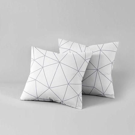 Набор наволочек НОЧЬ НЕЖНА Наволочки Грань Белые 50х70 наволочки homaxy вельветовые полосатые