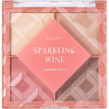 Контуринг STELLARY Палетка для контуринга Contouring palette Sparkling wine collection
