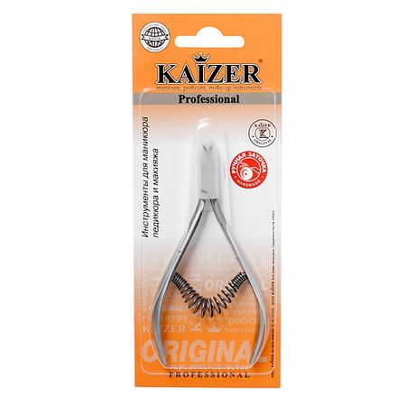 Кусачки KAIZER Кусачки маникюрные, спиральная пружина, ручная алмазная заточка