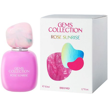 Туалетная вода BROCARD Gems Collection. Rose Sunrise Драгоценные Камни. Розовый Рассвет черные турмалиновые камни runyangshi