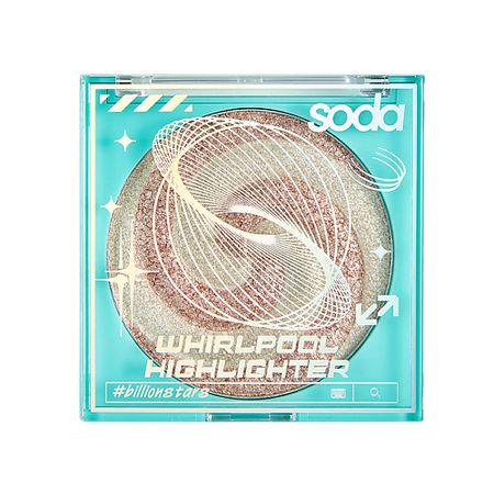 Хайлайтер для лица SODA Хайлайтер WHIRLPOOL #yourgalaxy хайлайтер для лица catrice highlighting hero дуо в карандаше тон 020 daylight