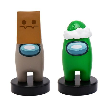 Набор детский AMONG US Набор фигурок-штампиков 3 серия (герой в зеленой шапке) статуя будды зеленой тара из меди