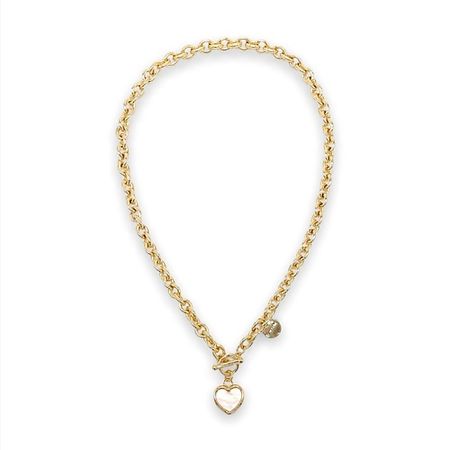 Колье FOROSTINA.K Колье Сердечко Gold holly june колье my shiny abc necklace gold