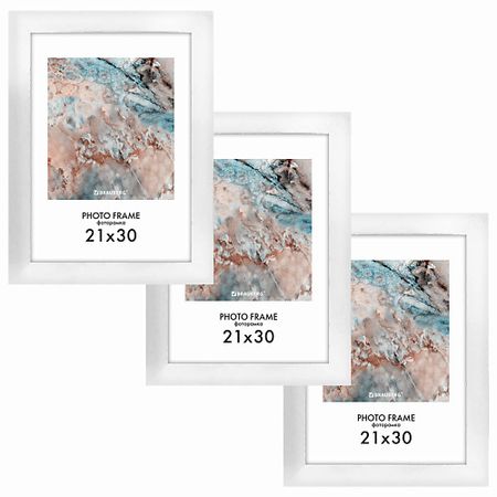 Фоторамка BRAUBERG Рамки 21х30см небьющиеся Basic деревянные магнитные рамки vcc для постеров