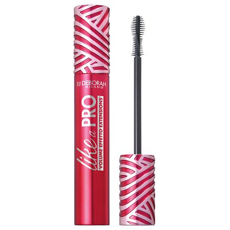 Тушь для ресниц DEBORAH MILANO Тушь для ресниц Like A Pro помада для губ deborah milano red mat тон 07