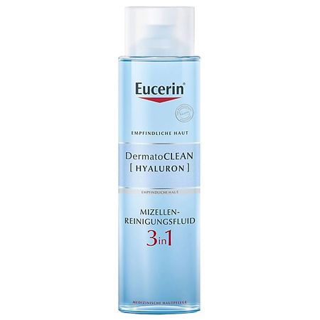 Гель для умывания EUCERIN Освежающий и очищающий мицеллярный лосьон 3в1 DermatoClean eucerin dermatoclean [hyaluron] reinigungsgel