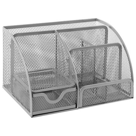 Органайзер для канцелярии BRAUBERG Подставка-органайзер металлическая  