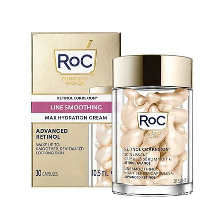 Капсулы для лица ROC Ночные капсулы с ретинолом Retinol Correxion Line Smoothing эрлим complex sw 400 мг 60 шт капсулы