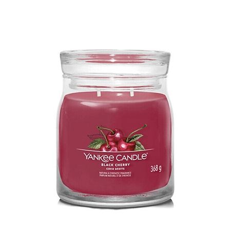 Свеча ароматическая YANKEE CANDLE Ароматическая свеча Black Cherry свеча ароматическая yankee candle ароматическая свеча angel wings