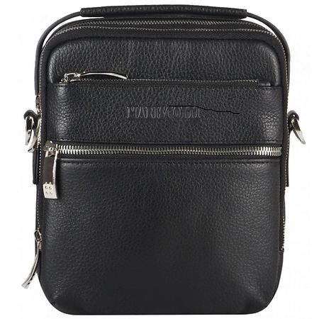 Сумка FRANCHESCO MARISCOTTI Барсетка кожаная маленькая с ручкой кросс-боди