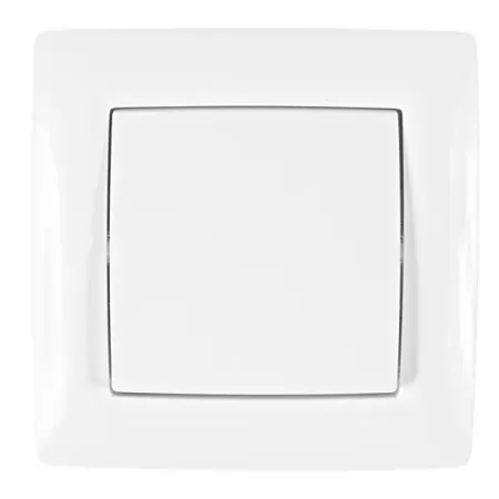 Выключатель встраиваемый Reone 1 клавиша, цвет белый