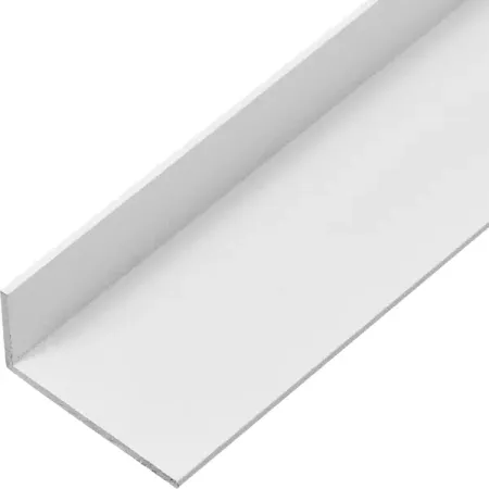 Профиль L-образный алюминий окрашенный 40x20x2x1000 мм белый