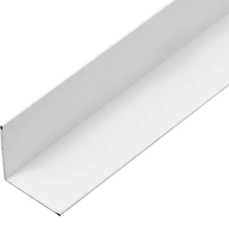 Профиль L-образный алюминий окрашенный 30x30x1.2x1000 мм белый