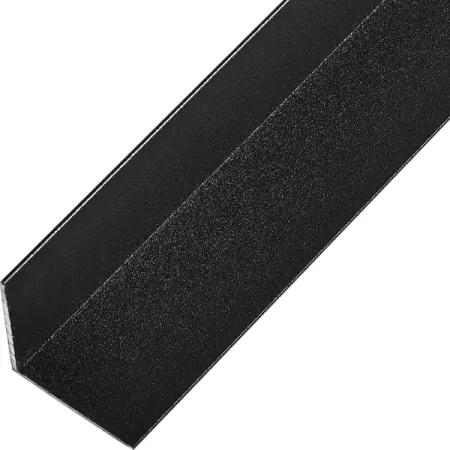 Профиль L-образный алюминий окрашенный 30x30x1.2x1000 мм черный